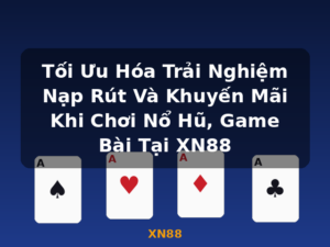Tối Ưu Hóa Trải Nghiệm Nạp Rút Và Khuyến Mãi Khi Chơi Nổ Hũ, Game Bài Tại XN88 - XN88