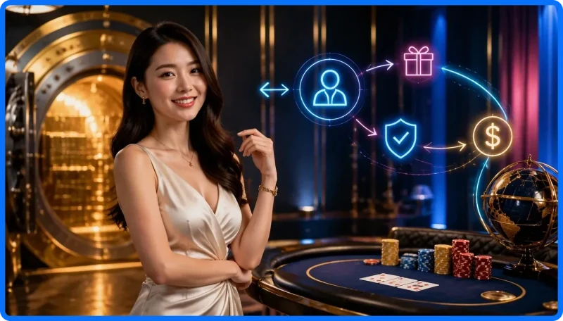 Minh họa khái niệm đăng nhập Lucky88 như cổng truy cập an toàn vào tài khoản cá nhân