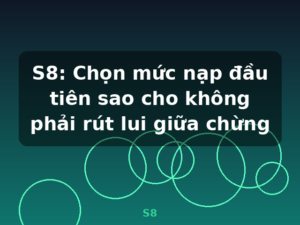 S8: Chọn mức nạp đầu tiên sao cho không phải rút lui giữa chừng - S8